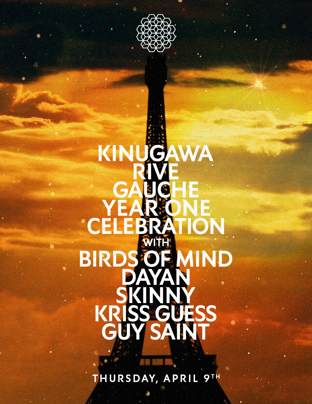 <p>ONE YEAR!<br><em>Kinugawa&nbsp;<br>Rive Gauche</em></p>